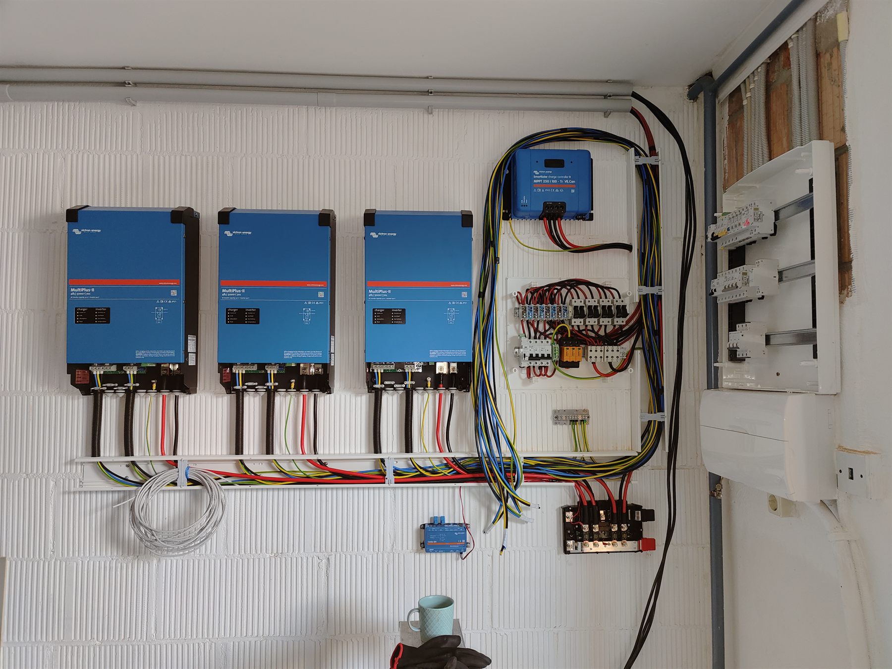 Instalace Victron Energy s rozvaděči